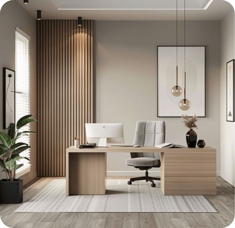 Khu vực làm việc cá nhân & tiếp khách